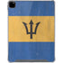 Barbados Flag Distressed iPad Pro 12.9in (2020) Clear Case